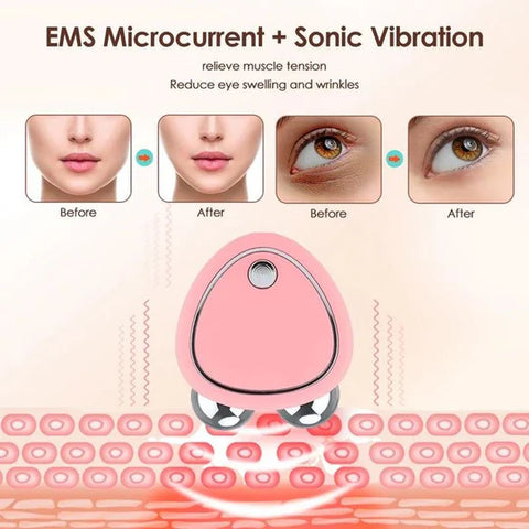 Image of Masajeador Facial de Microcorriente- con perfilamiento de rostro